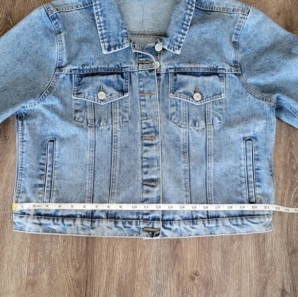 Jean Jacket Size XL New Without Tags #2134 - Picture 8 of 10